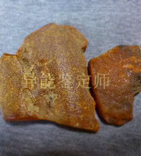 古玩古董收藏欧洲天然琥珀蜜蜡原石37.2克蜜蜡2块价低特惠