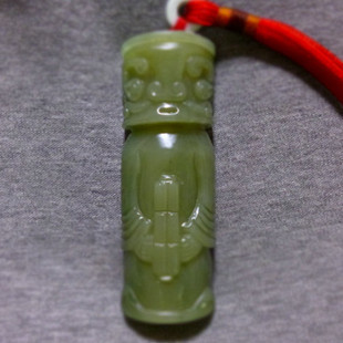 持琮兽面人礼器远古图腾