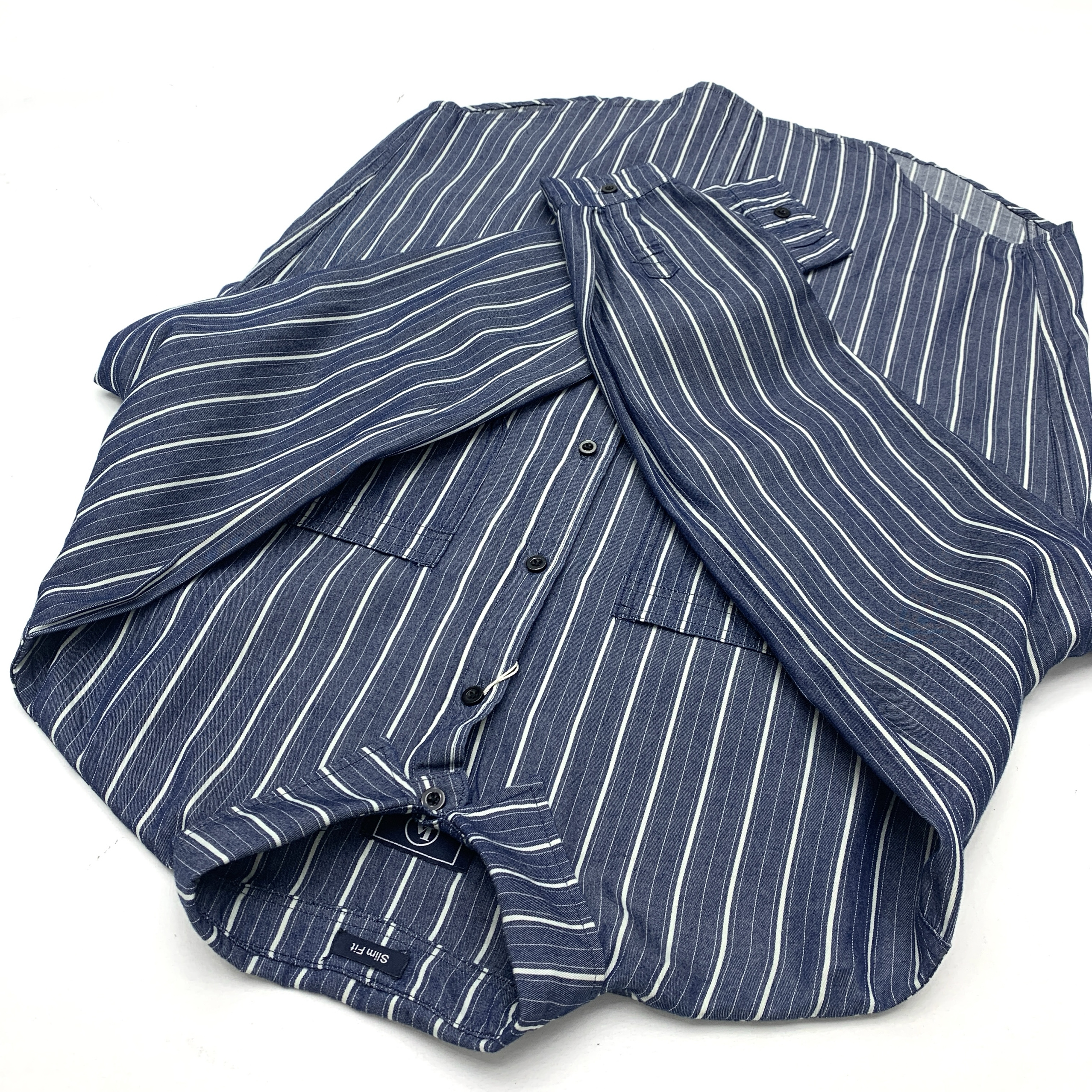 条纹衬衫男原宿风oversize