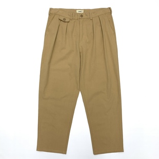 子 青年男女潮牌帆布宽大直筒长裤 全棉宽松休闲裤 男日系嘻哈锥形裤