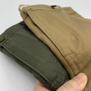 厚实贴布耐磨宽松直筒长裤 男全棉户外休闲裤 裤 硬汉重磅帆布工装