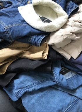 杂款外套！清仓库存单品杂款棉衣单层夹克小瑕疵水洗牛仔随机外套