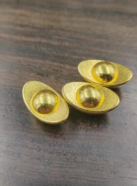 合金仿金元宝小摆件吉祥物工艺品