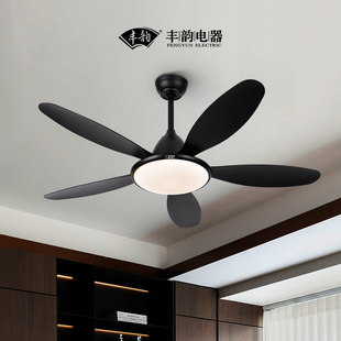 丰韵新款风扇灯餐厅灯客厅家用风扇吊灯大风力现代简约变频吊扇灯