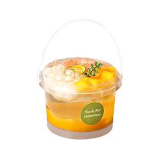 冰粉打包盒子冰汤圆手提一次性水果捞专用碗网红甜品烧仙草杯商用