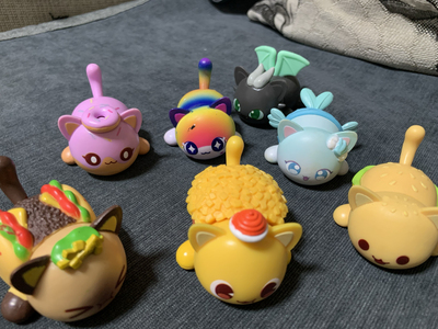 正版散货卡比猫咪盲盒公仔变妆猫咪玩具手办桌面摆件蛋糕惊喜猫咪