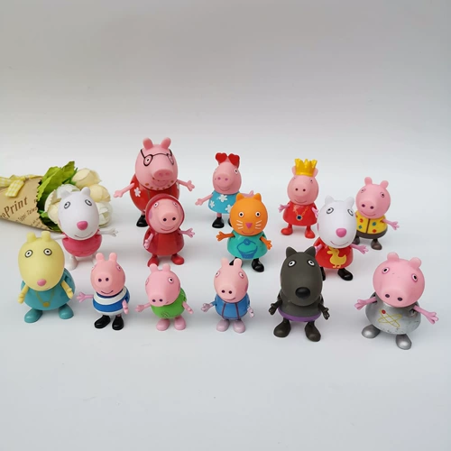 Piggy Sister, подвижные руки и ноги, игрушка для переодевания, украшение торта, игровой домик, товары внешней торговли, детские небольшие украшения