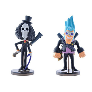 特价清仓 大号10CM海贼王手办 Q版海贼王弗兰奇玩偶 小摆件 公仔