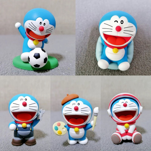 哆啦A梦正版散货硅胶实心公仔盲盒摆件叮当猫生日礼物摆件宇航员