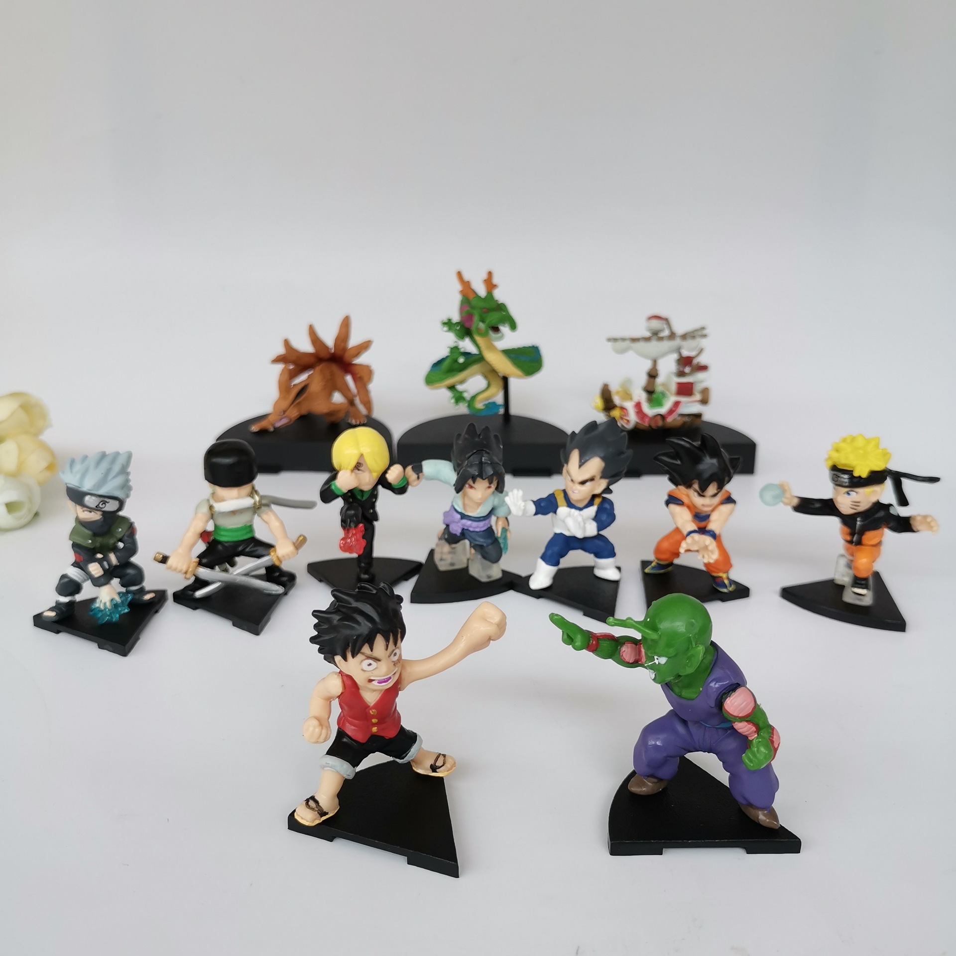 混装七龙珠火影套装 礼品摆件 手办公仔 卡通动漫周边3D立体玩