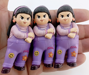 正版散货美国卡通动画Turning Red青春变形记周边 艾比 摆件玩具