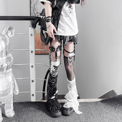 原创y2k腿套堆堆袜网红小众