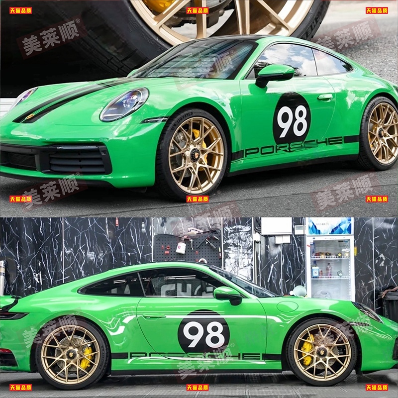 适用于保时捷911车贴拉花