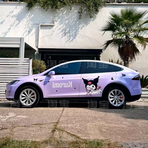 model3车贴拉花卡通库洛