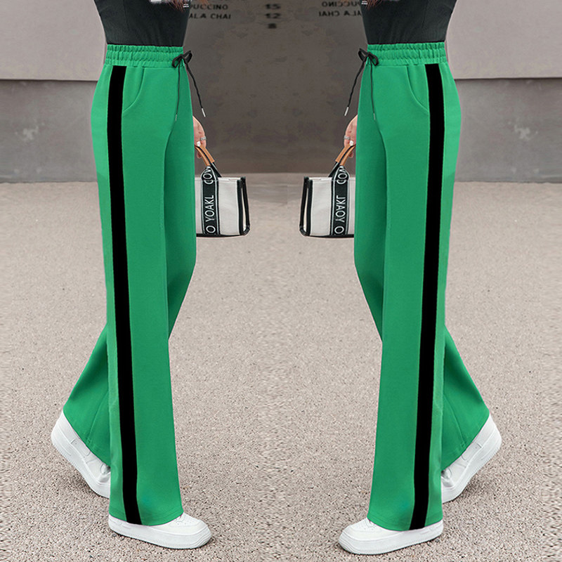 原创运动裤女春秋2026新款高腰显瘦直筒阔腿窄版夏季休闲女裤子,女装/女士精品,休闲裤,淘宝优惠券,粉丝福利购,淘宝优惠卷