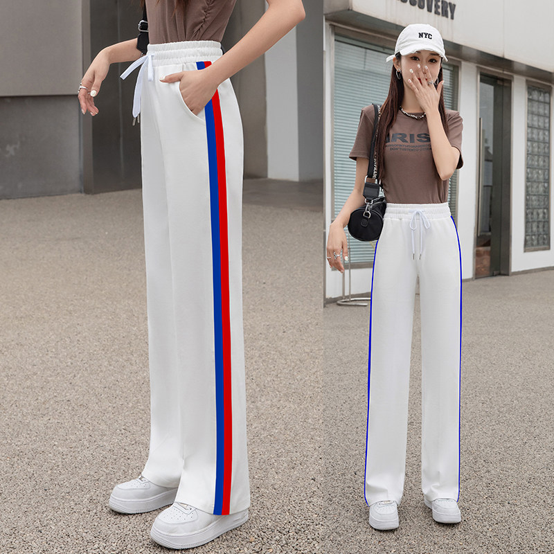 运动裤女春秋高腰窄版阔腿裤新款显瘦休闲直筒夏季运动女长裤,女装/女士精品,休闲裤,淘宝优惠券,粉丝福利购,淘宝优惠卷