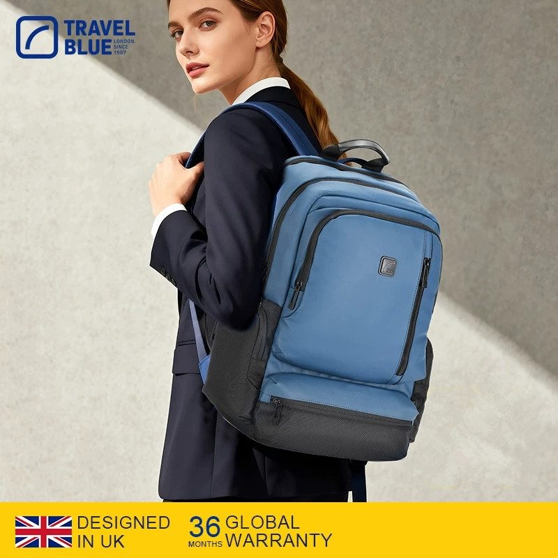 蓝旅差旅行商务双肩背包笔记本包