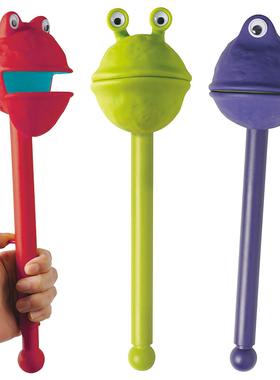 美国新款Educational Insights Monter Puppet橡胶木偶亲子游戏