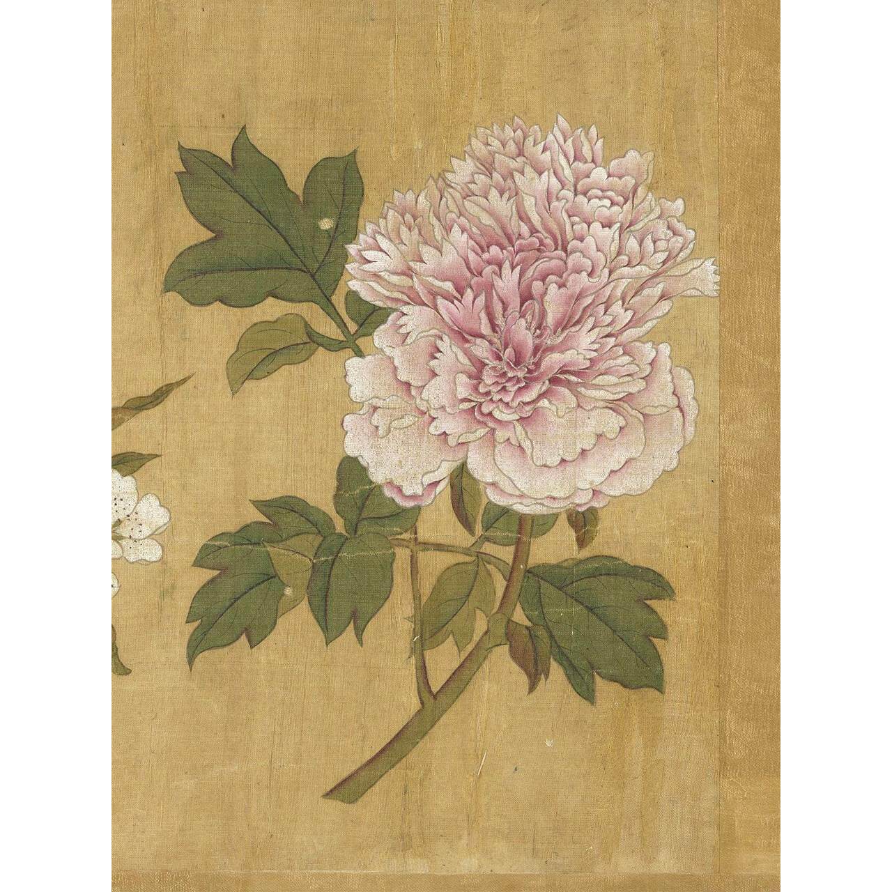 明 周之冕 百花图卷真迹复制品微喷国画花鸟画临摹画稿范本装饰画