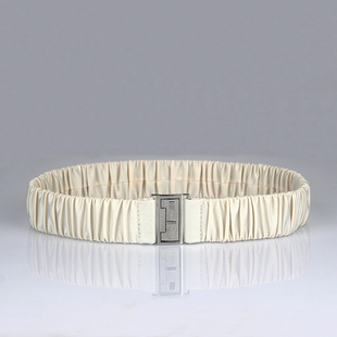 时尚 饰连衣裙衬衫 收腰腰封女士弹力松紧腰带 布料腰带装 衣服百搭款