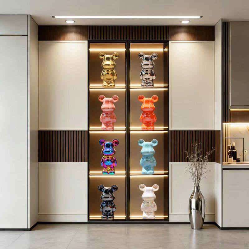 客厅酒柜摆件暴力熊轻奢高档鞋柜装饰品办公室桌面电视餐边柜摆件,家居饰品,装饰摆件,淘宝优惠券,粉丝福利购,淘宝优惠卷