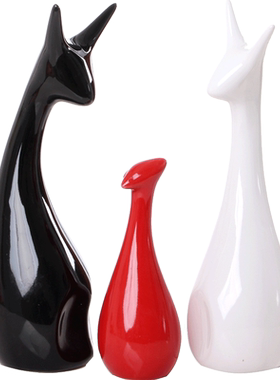 景德镇陶瓷装饰工艺品喜庆红色