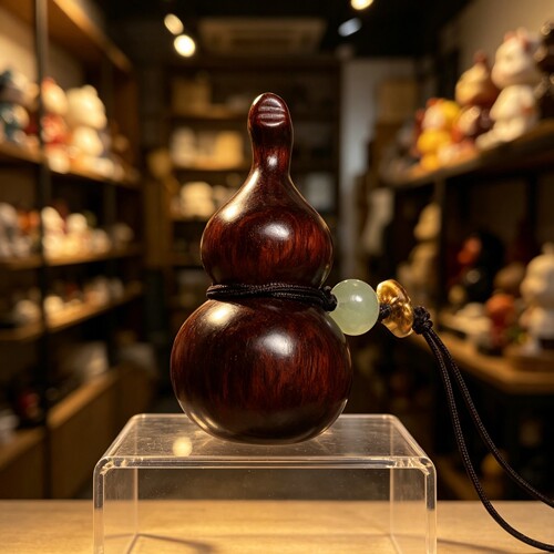 紫檀葫芦摆件福禄吉祥高端礼品
