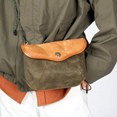 HKWORKSHOP单肩斜跨包walkbag邮差复古腋下包中号机能户外骑行包