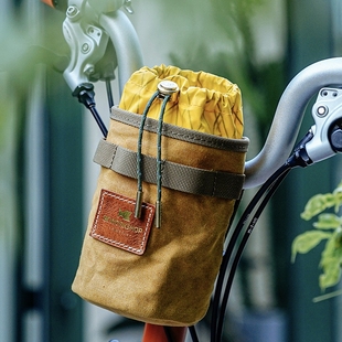 HKWORKSHOP小布自行车车头包水杯套防水储物骑行配件车挂包