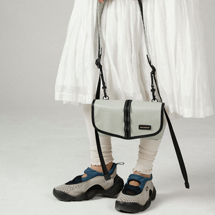 HKWORKSHOP小方包CBC原创单肩斜跨小众骑行轻便通勤男女邮差胸包