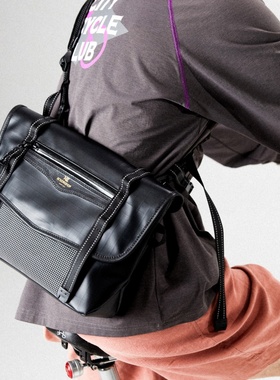 HKWORKSHOP邮差包CBC骑行系列单肩斜跨电脑大容量防水公文包