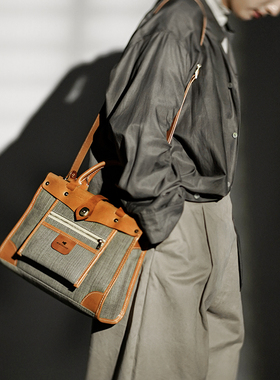 HK新品单肩手提斜挎公文包经典女士通勤手袋电脑ipad包