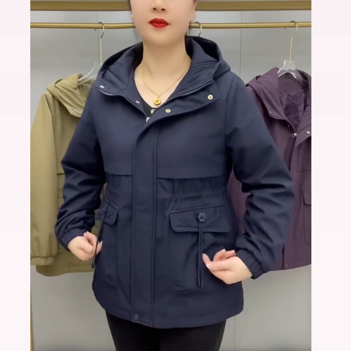 薄款舒适棉大码衬衫洋气显瘦