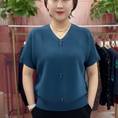 夏季套头简约中年宽松舒适