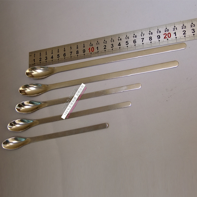 加厚固体分装取样单头不锈钢药勺