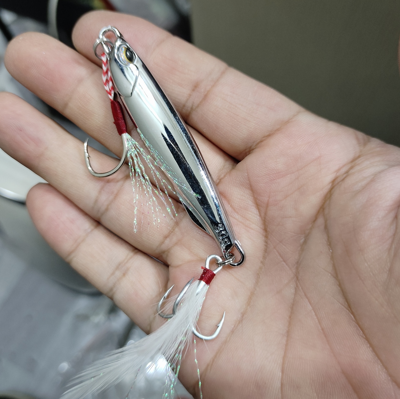 镜面电镀铁板高亮鲅鱼假饵