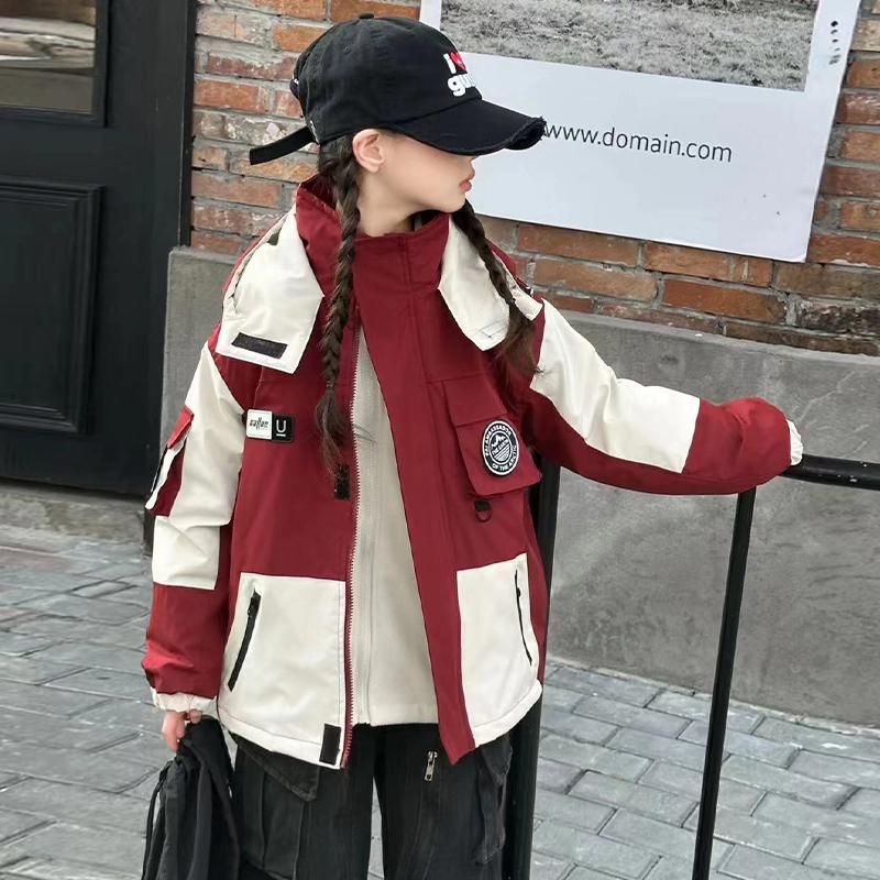 【TOP】女童三合一可拆卸冲锋衣