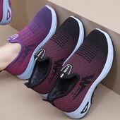 加绒加厚防滑保暖妈妈鞋 冬季 中老年舒适软底棉靴 女棉鞋 老北京布鞋