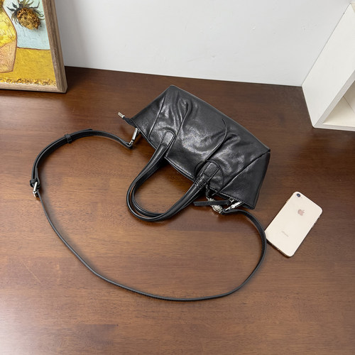 MrFu水晶植鞣牛皮托特包