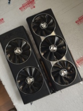 讯景rx5700xt 海外版双风扇三风扇 8+8供电，大师39w拆机显卡