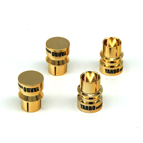 雅堡YARBO AUDIOPHILE GY-10RSC 高纯铜24K镀厚金 发烧屏蔽保护帽