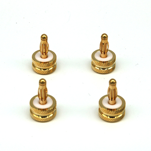 雅堡YARBO AUDIOPHILE GY-40LSC 音箱接线柱香蕉插头镀金屏蔽帽