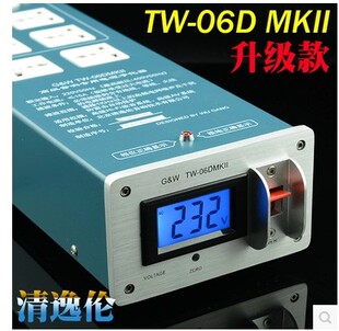 清华吴刚G&W/清逸伦TW-06DMK3音响HIFI电源滤波器防雷静化器排插