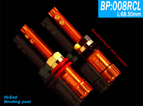 YARBO AUDIOPHILE/雅堡BP-008RCL发烧级纯紫铜插座功放音箱插线柱