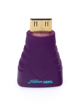 雅堡YARBO AUDIOPHILE HD-004G HDMI母转mini HDMI公头 摄像机用