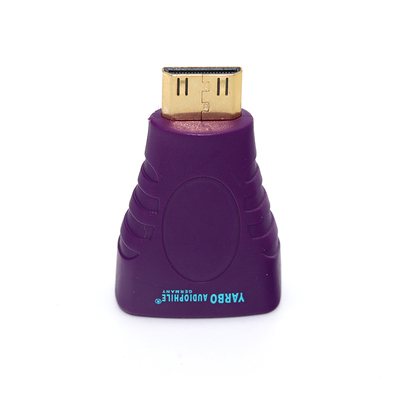 雅堡YARBO AUDIOPHILE HD-004G HDMI母转mini HDMI公头 摄像机用