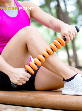 triggerpoint弹性手持泡沫轴肌肉放松瑜伽柱按摩狼牙棒健身按摩器