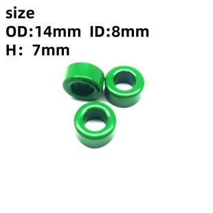 绿色镍锌磁环14*7*8mm滤波线束仪器仪表 屏蔽电磁EMI 磁导率1000