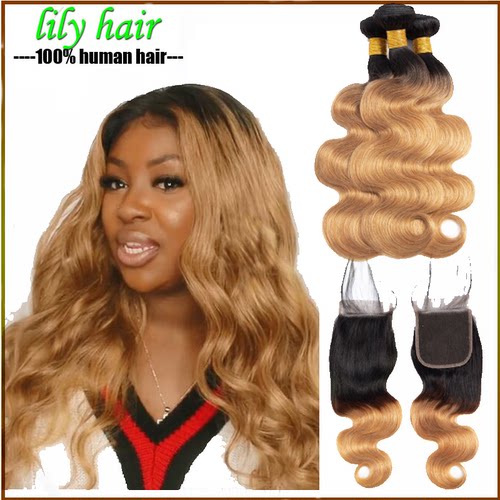 假发发帘BodyWave1b/27hair