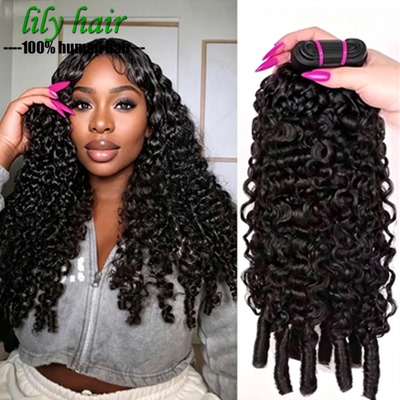 Burmese Curly Human Hair Bundles Vietnamese Hair Extensions